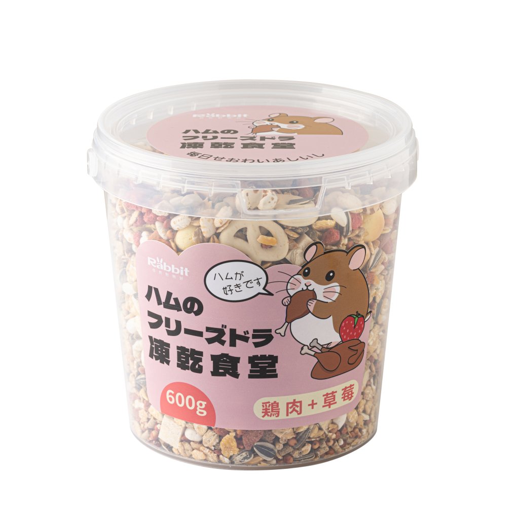 哈姆凍乾食堂-雞+草莓蔬菜600g