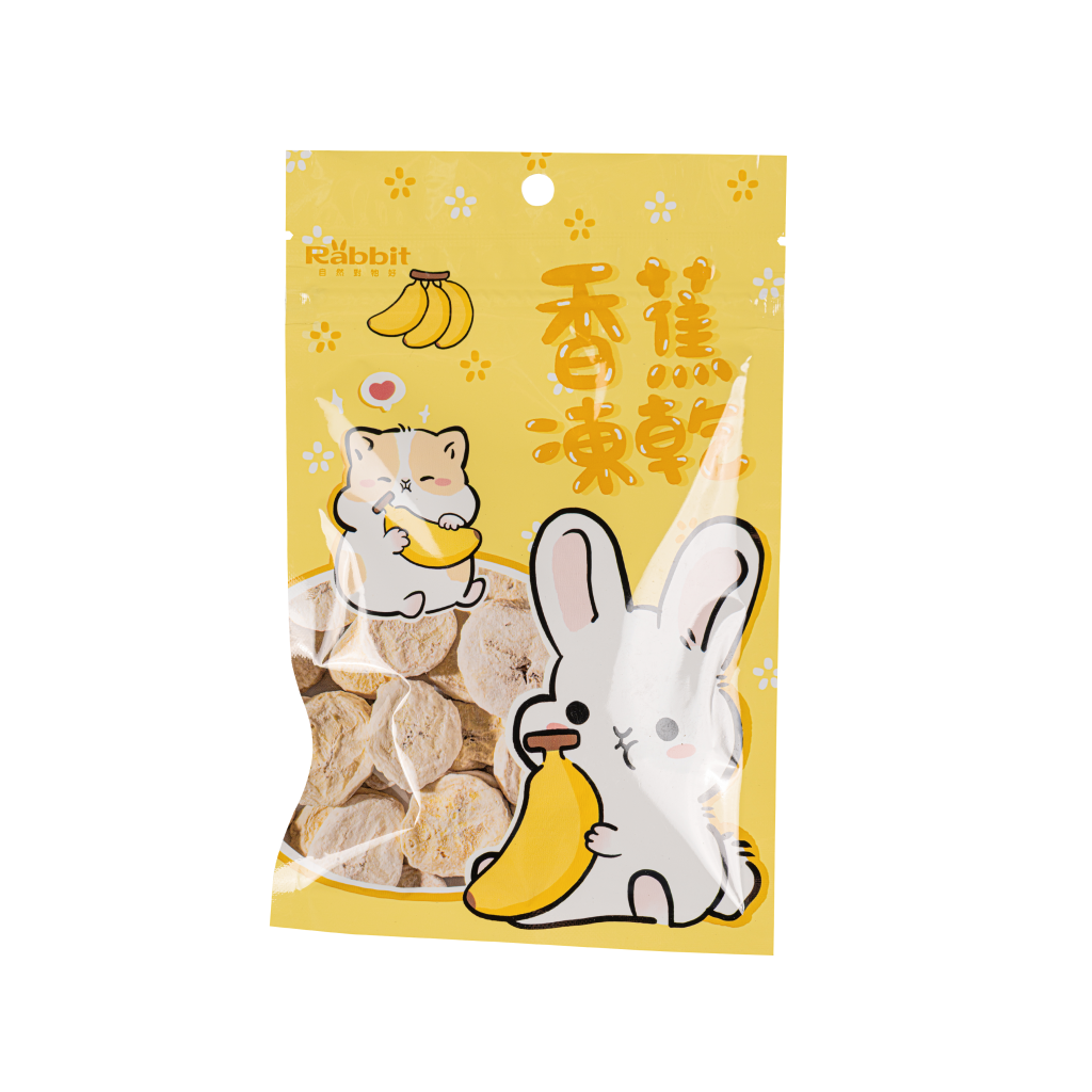 Rabbit太陽香蕉凍乾/20g