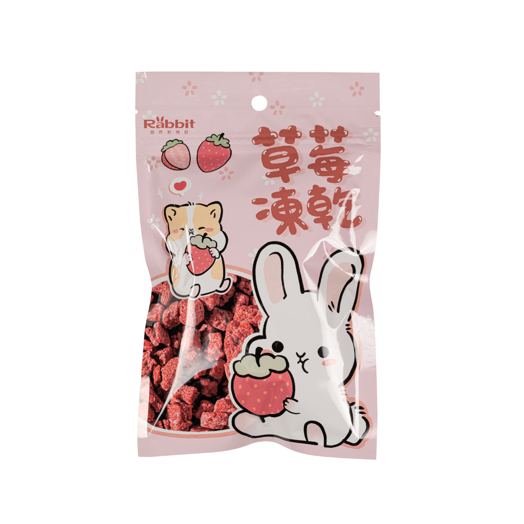 Rabbit甜心草莓凍乾/20g