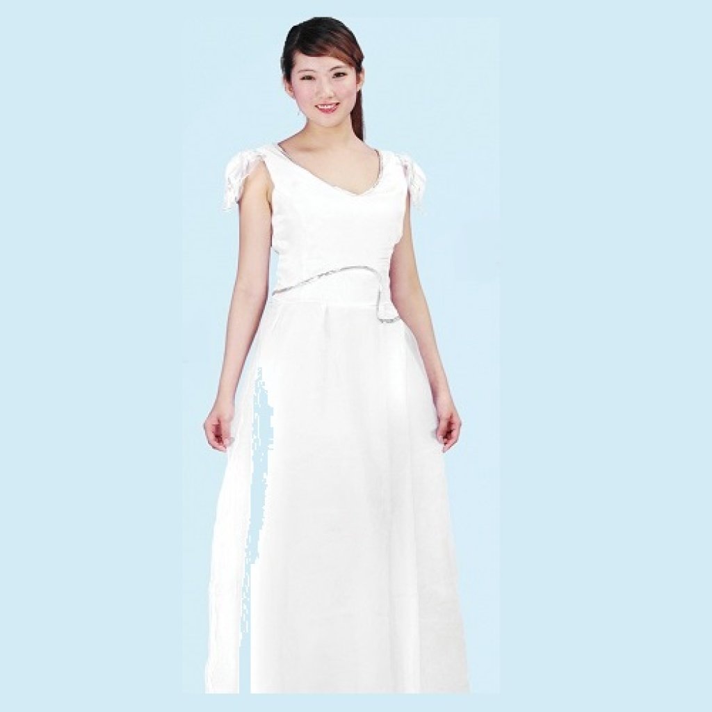 F7415 白紗長洋裝