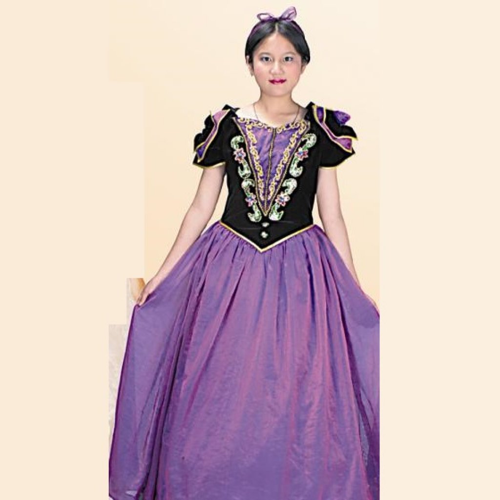 N7249 晚禮服(紫)