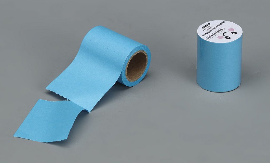 No. 86626-BB  Brilliant Blue color writable sticky tape with perforation W: 5 cm