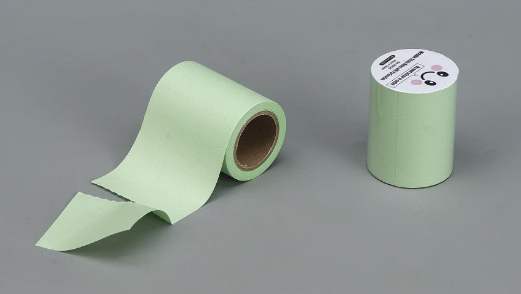 No. 86626-PG  Pastel green color writable sticky tape with perforation W: 5 cm