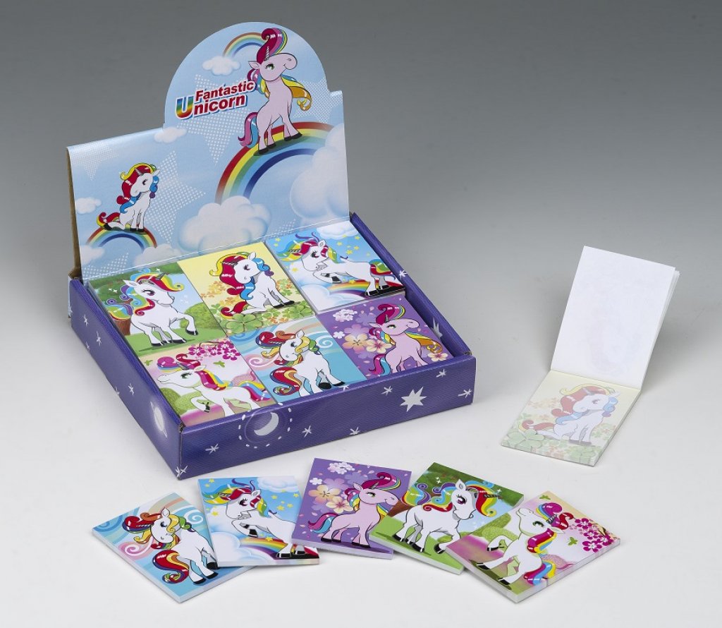 No. 52998  Fantastic Unicorn design mini memo book