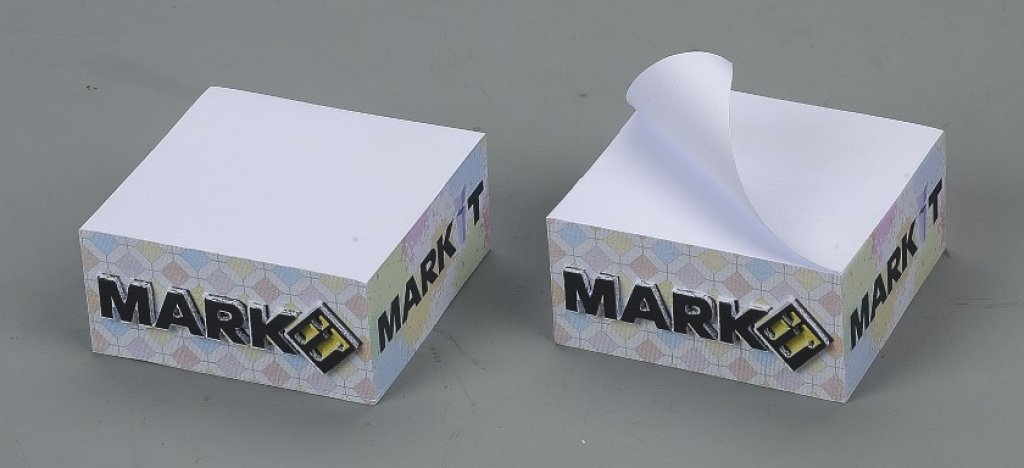 No. 53701  Mark it design 3D memo or sticky cube ( patented)