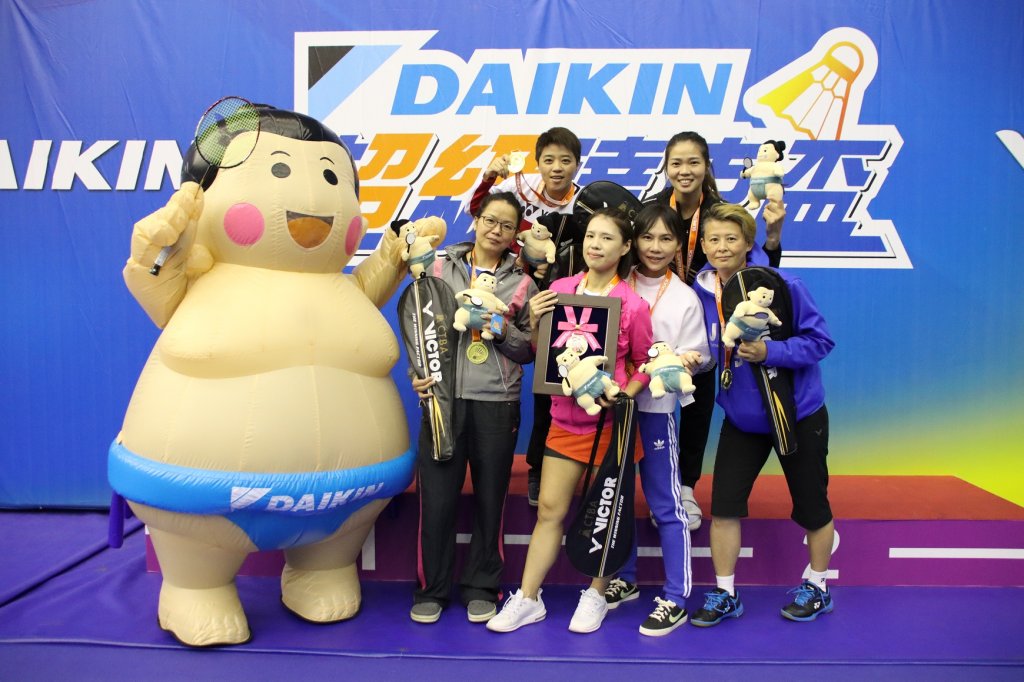 DAIKIN超級達克盃羽球錦標賽火熱展開　富暘女團完成二連霸