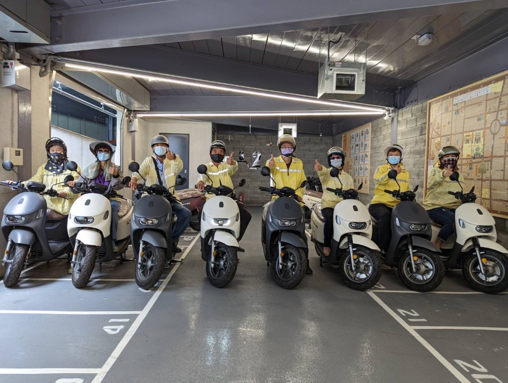 停車收費綠能環保 28輛電動機車開始服勤
