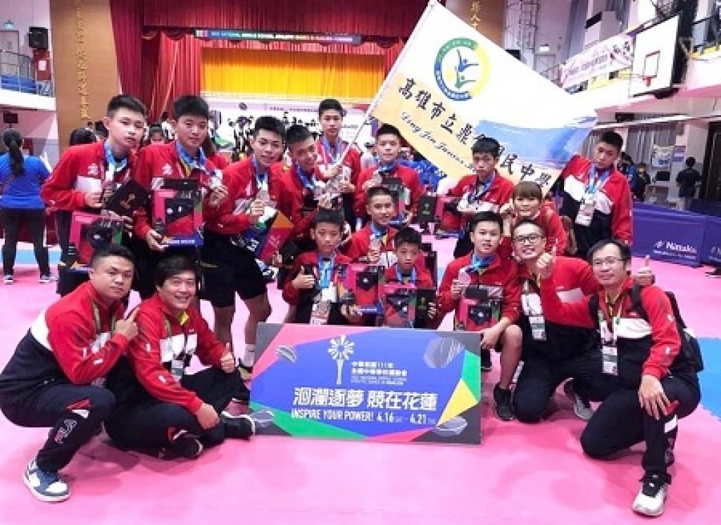  鼎金國中體育班卡巴迪成立1年創佳績  代表高雄市奪111年度全中運國男組銀牌