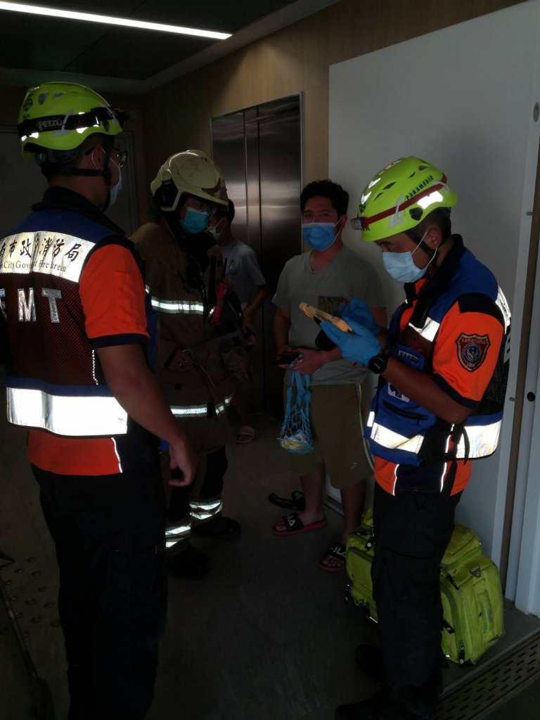 台東餘震不斷 南市消防局呼籲民眾地震時勿搭乘電梯