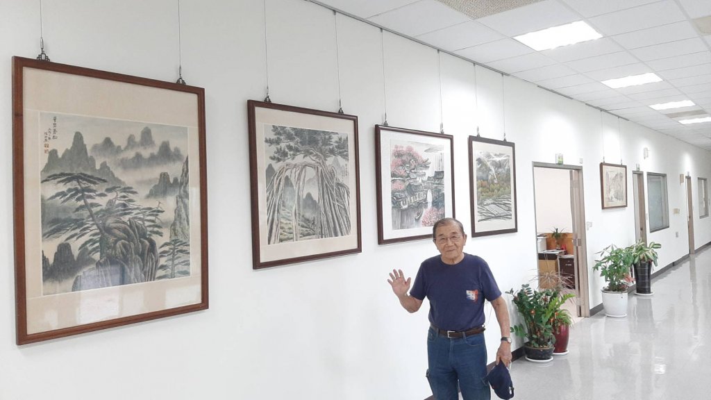 安平區公所區政藝廊推出陳兆熊「水墨畫90回顧展」