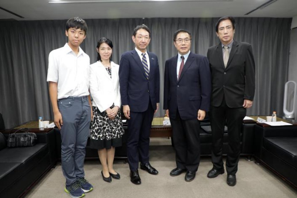 日本前眾議員上野宏史拜會市長 力讚來臺灣定得要造訪台南