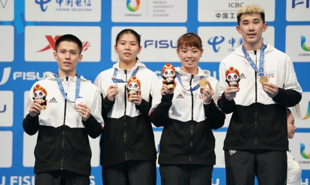 成都世大運 臺南市籍選手奪得一銀四銅佳績