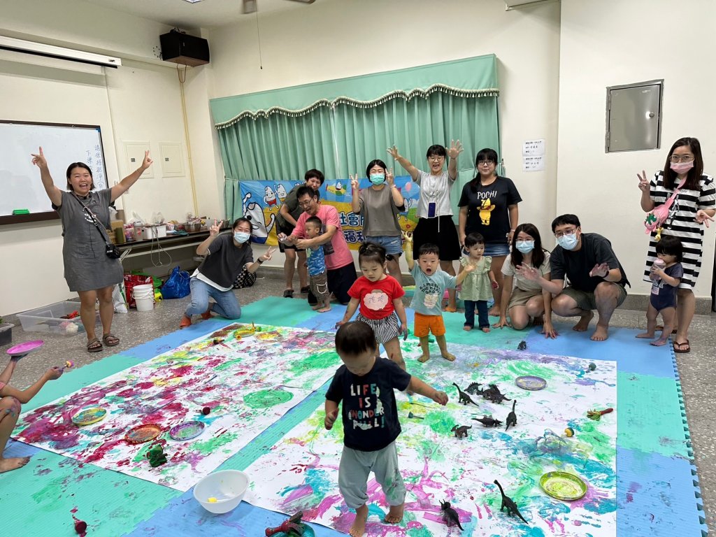 重視幼兒多元發展 臺南永康社福中心親子五感玩繪本