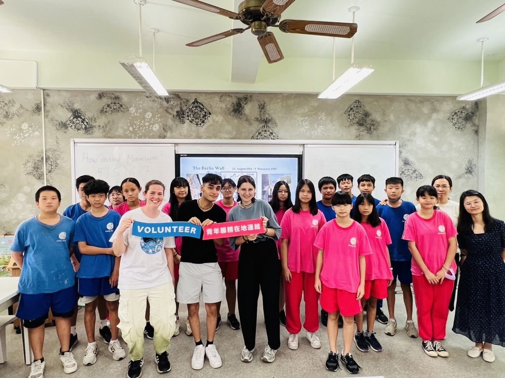 金車飛颺國際志工計畫 支持德國籍志工來台服務