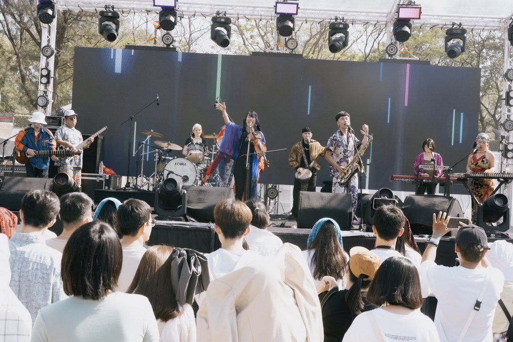 2023臺南城市音樂節兩天戶外演唱會 兩天活動逾11,000人次參加