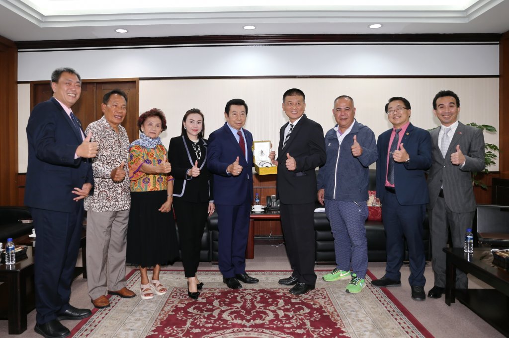 泰國文化部顧問團主席郭立勝博士來訪 副議長林志展接見