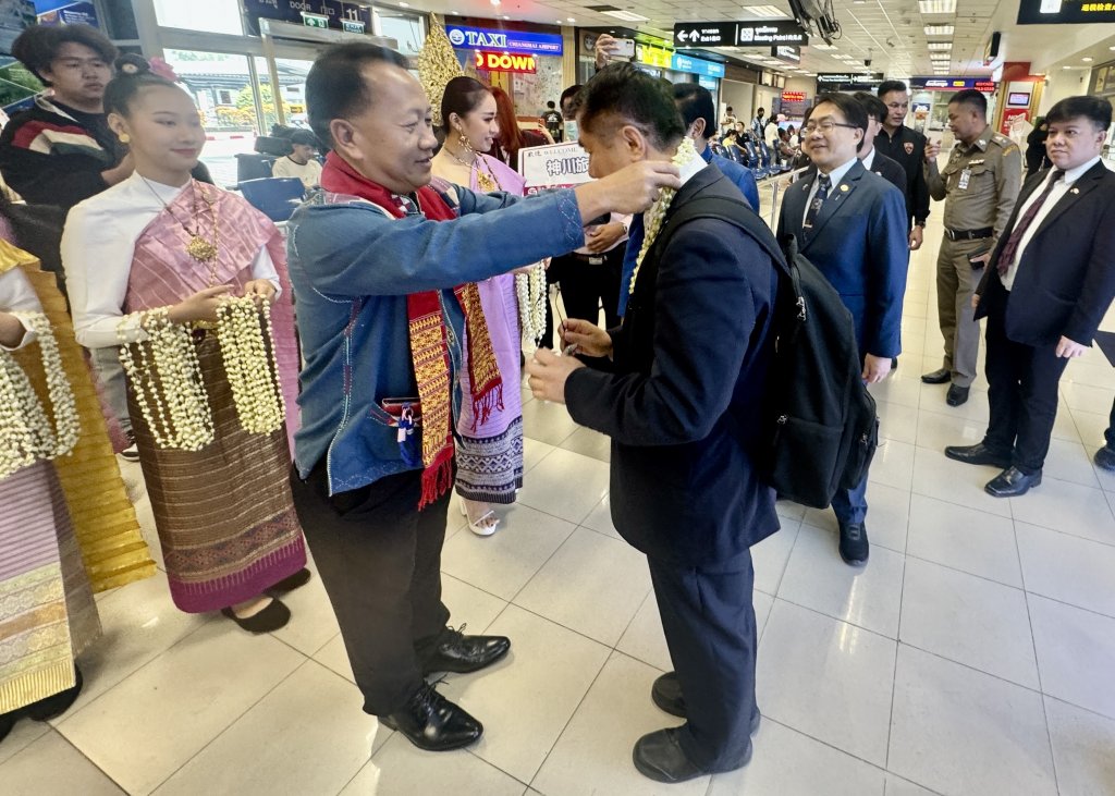 黃偉哲訪問泰國促交流 台南包機首航清邁開展國際新里程