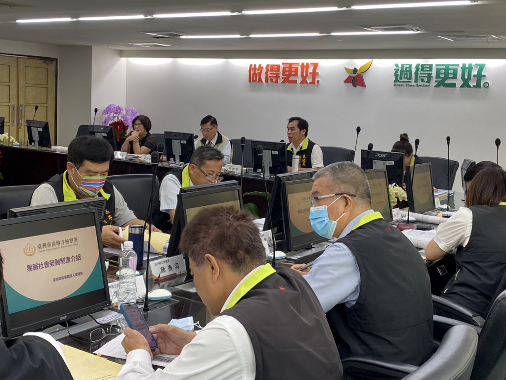 臺南市區公所結合易服社會勞動人力 協助各區環境清潔