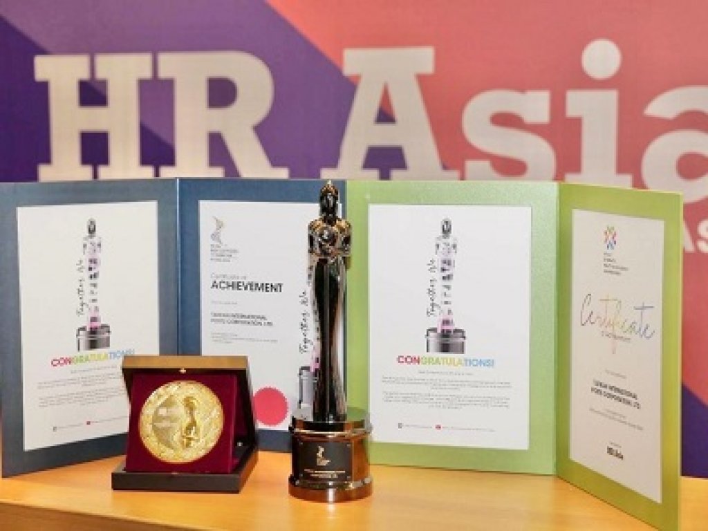 臺灣港務公司榮獲《HR ASIA》「2024亞洲最佳企業雇主獎」及「DEI多元平等共融獎」
