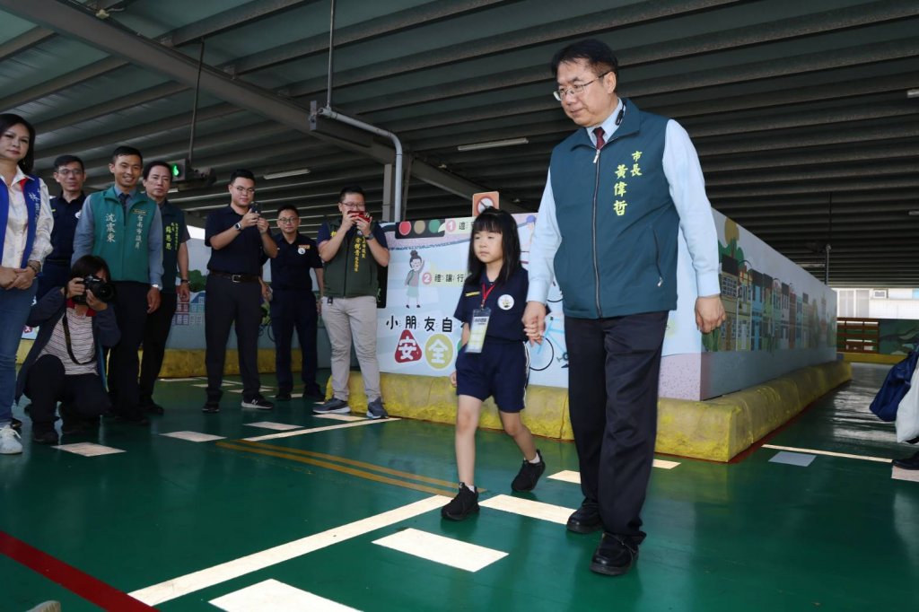 交安臺南隊集合 市府道安團隊共同辦理小小警察交安體驗營