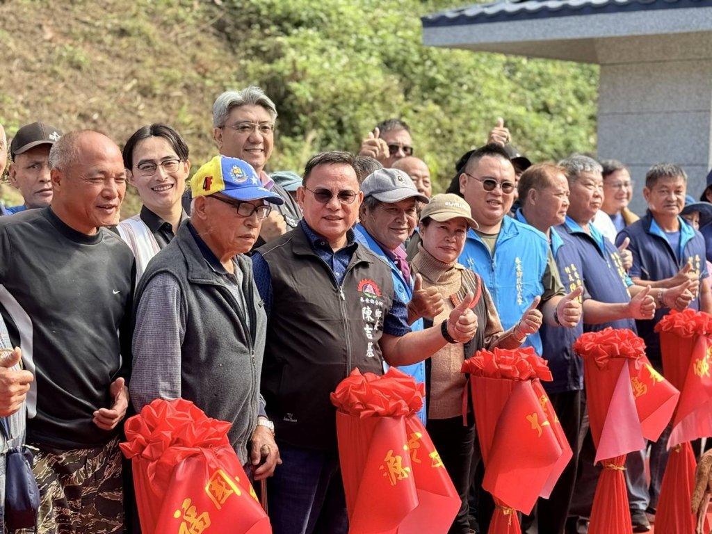 泰安鄉天狗公墓納骨牆正式啟用 提供安心永續安息空間