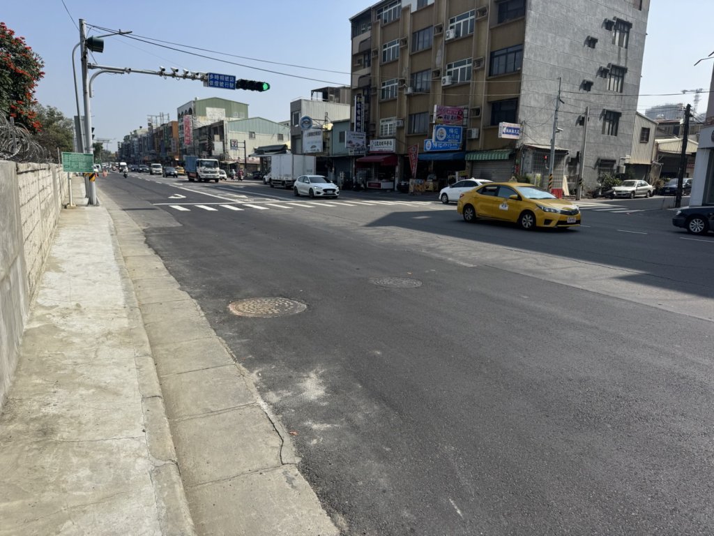 永康區中山南路至東橋七路路口2/14晚上8時至翌日清晨8時夜間道路施工管制