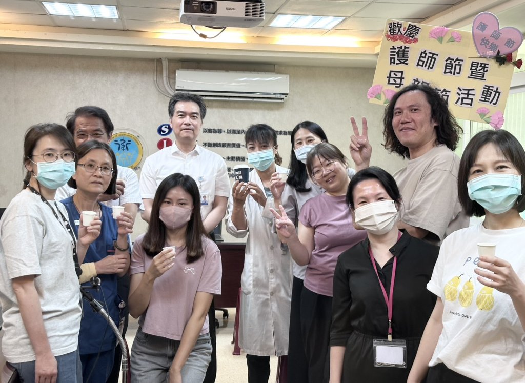 胸腔病院溫馨慶護師節　五感活動打造幸福職場