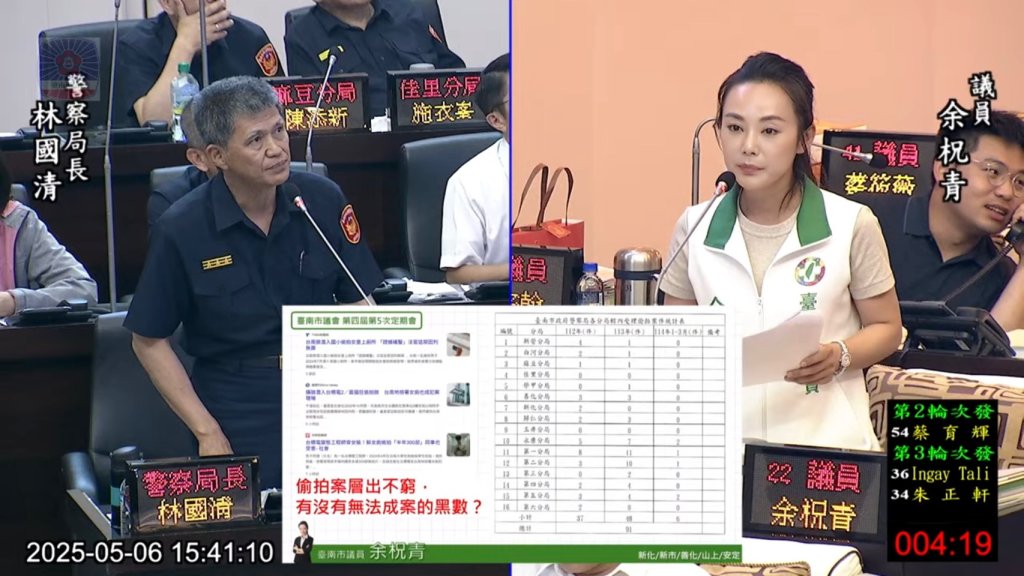 議員余柷青關注治安與交通便利 推動完善監視系統與厝邊公車走入區里再+1