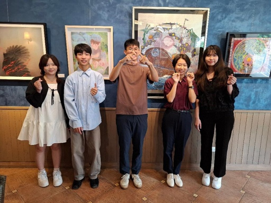《不安幻境》 膠彩創作聯展 王妙心 林幸儀 張育瑋 梁筱妮 四位創作者