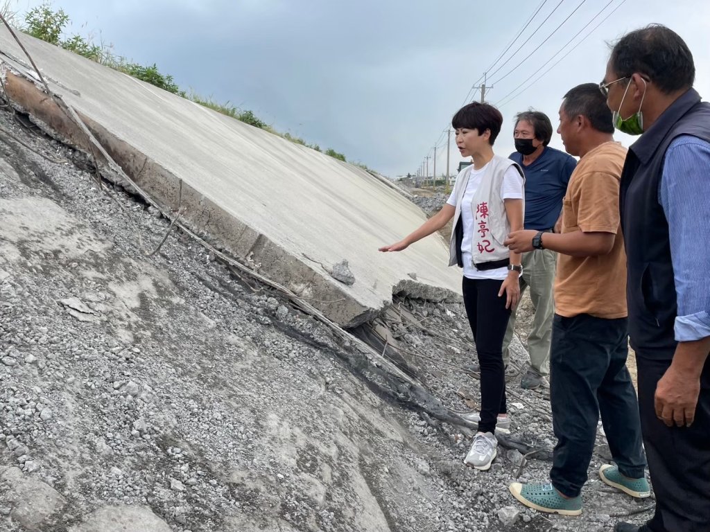 立委陳亭妃爭取防洪建設 鹽水排水系統整建經費近3億元到位