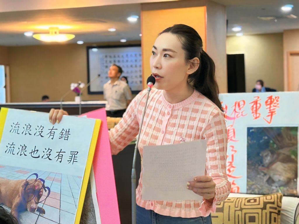 為受虐浪浪申冤 市議員曾之婕要求動保處及警方嚴辦