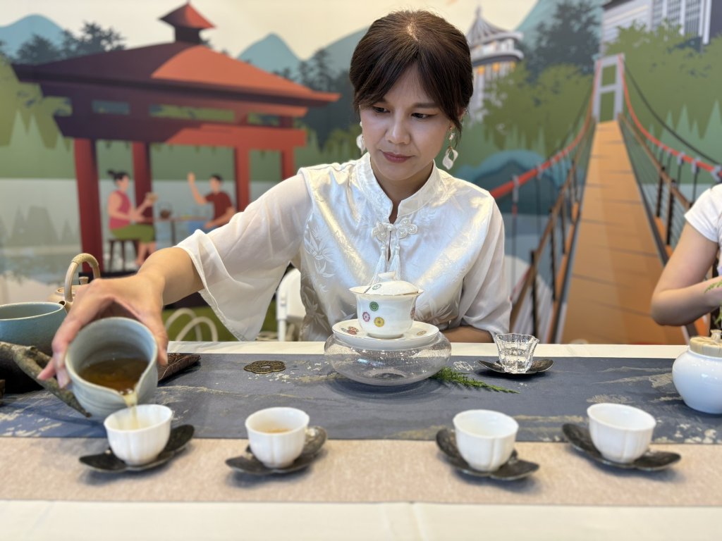 2025 TTE台北國際觀光博覽會｜參山處推茶席招待 送喔熊公仔