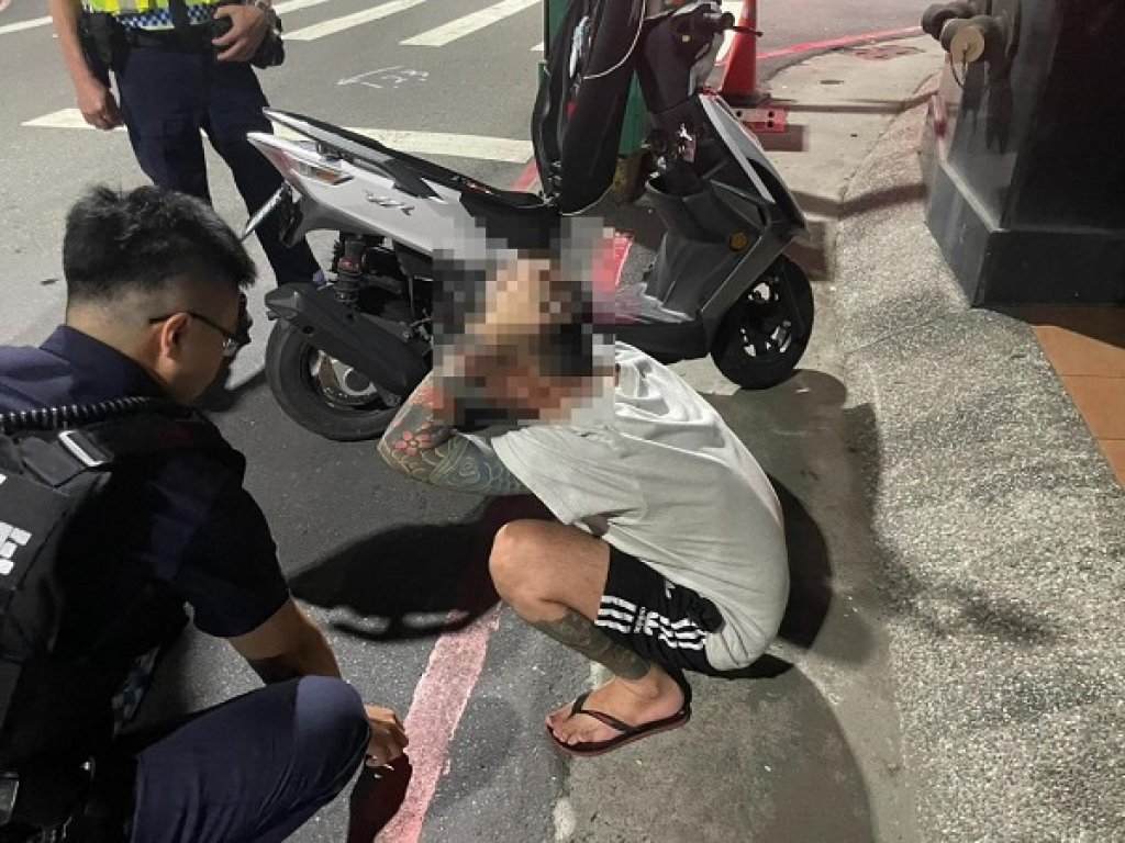 未戴安全帽遭警攔查 犯嫌持毒心虛露餡   警依法逮捕送辦