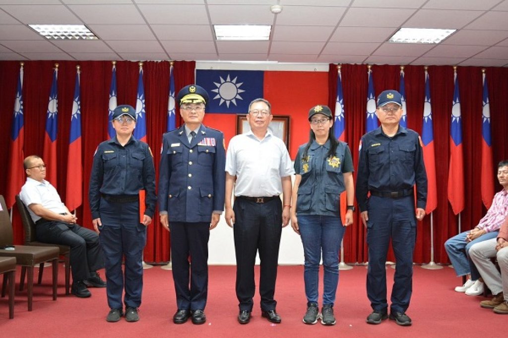 高雄港務警察總隊114年警察節 表揚模範警察、績優同仁