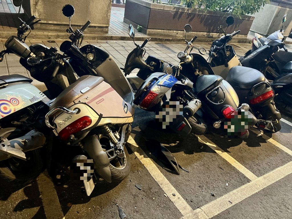 深夜擦撞六輛機車後落跑　海山警方已鎖定涉案車輛