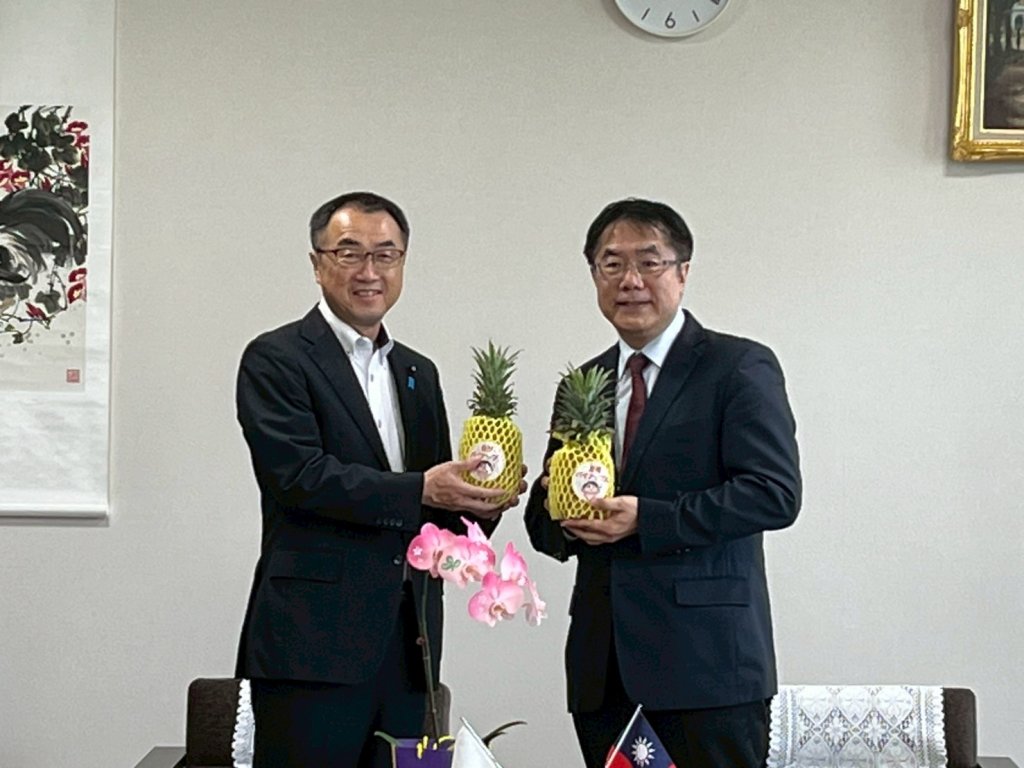 黃偉哲拜會宮城縣知事、議長 希望教育交流傳承友誼
