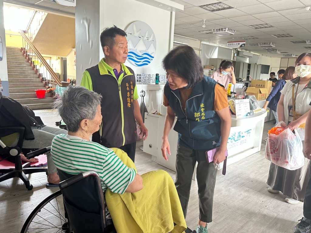 丹娜絲颱風帶來災情 台南市社會局前往災區關心慰問