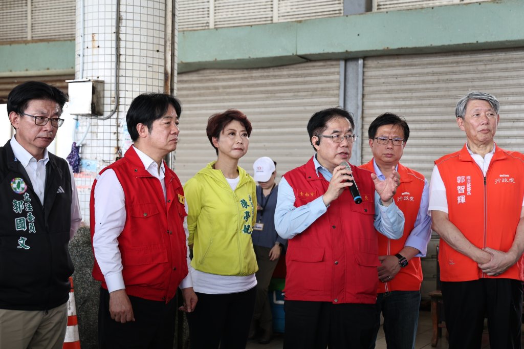 賴總統赴台南將軍、柳營勘農漁災損 黃偉哲：與中央合作加快復原重建