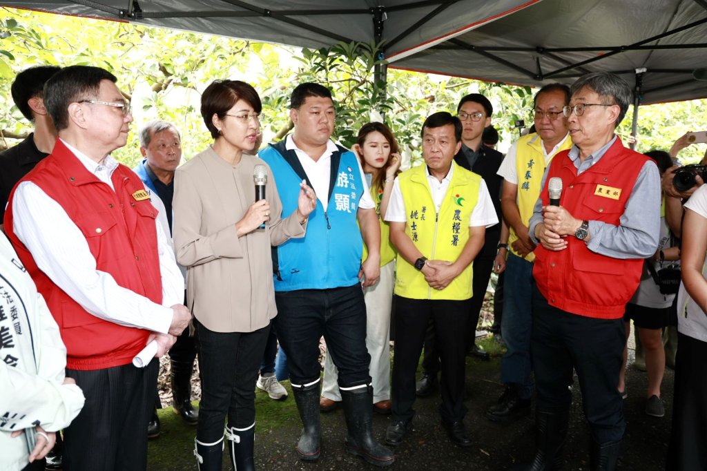 行政院長南投勘災 許淑華爭取專案治山防洪經費