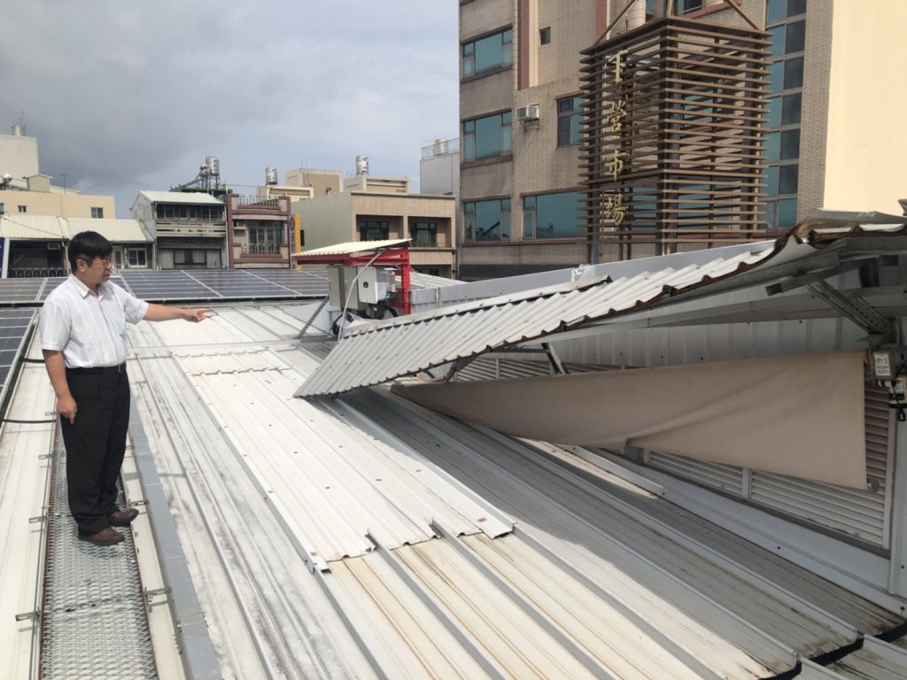 丹娜絲颱風重創臺南 多處公有零售市場受損 市府全力投入救災與復原