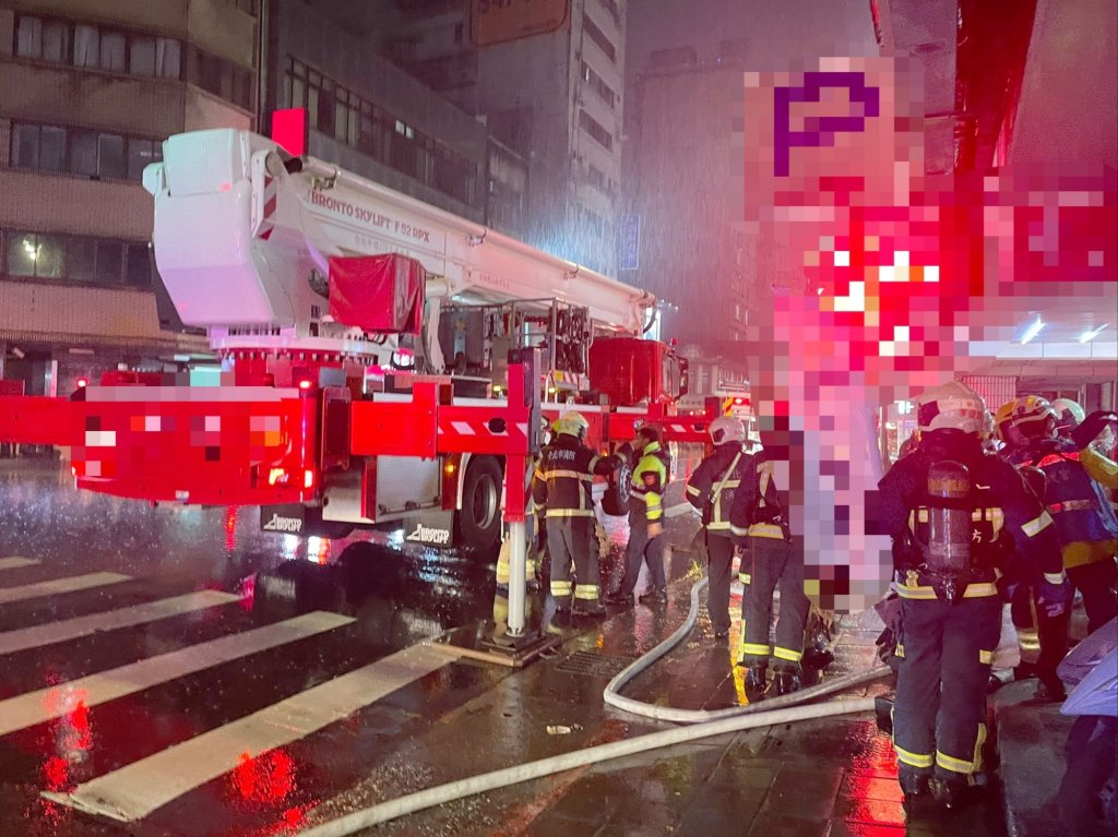 南京西路大樓火災啊！  大同分局警火速逮縱火男