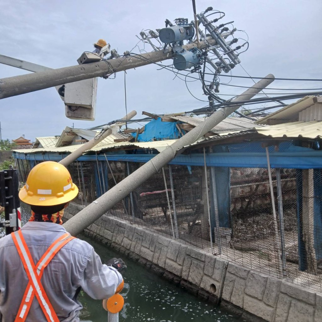 台電台南區處因應豪大雨 全力戒備啟動特別巡視工作 