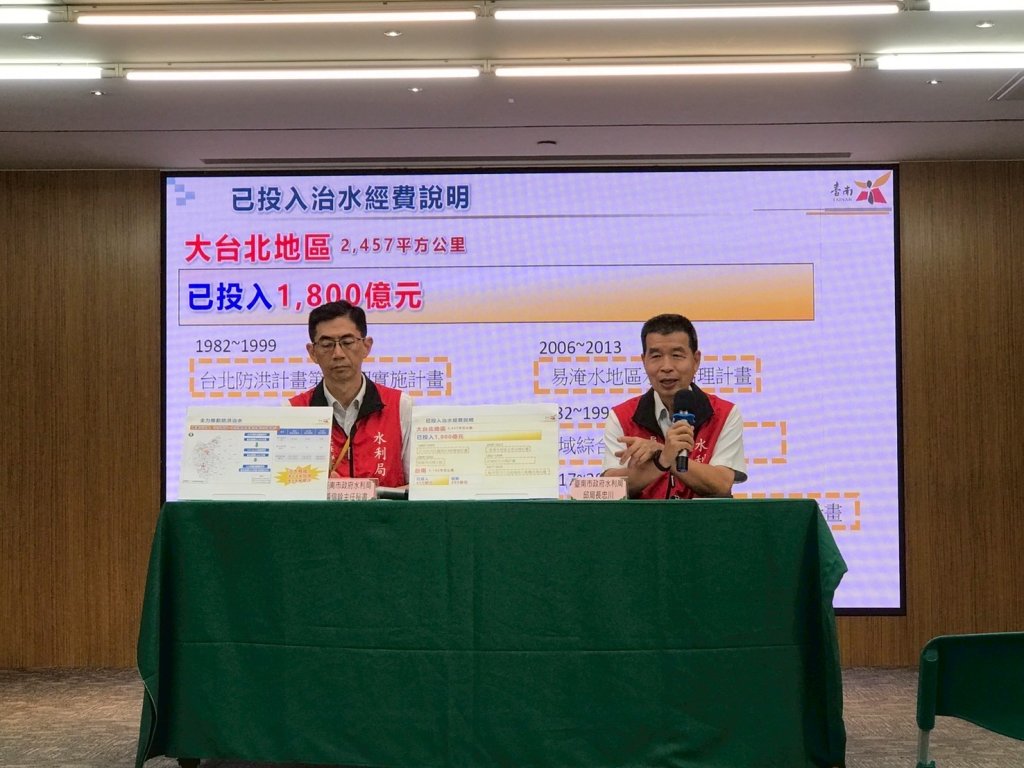 治水經費不足 黃偉哲以有限經費 發揮最大治水成效