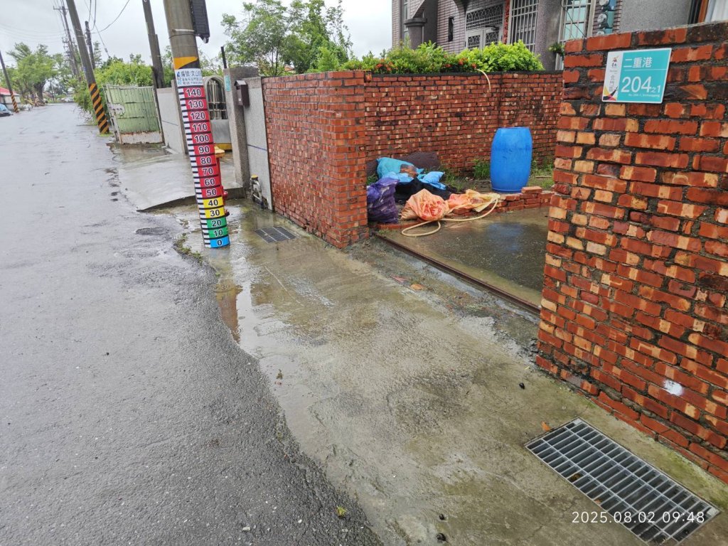 北門區二重港社區防潮水門 水利局積極趕工避免北門區發生淹水