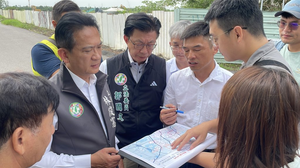 會勘台南多處治水 林俊憲：一同團結面對極端氣候挑戰