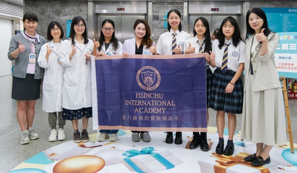 康乃薾實驗國高中學生赴法國巴黎參加iGEM國際競賽前夕　攜手東元綜合醫院提倡正確使用抗生素　