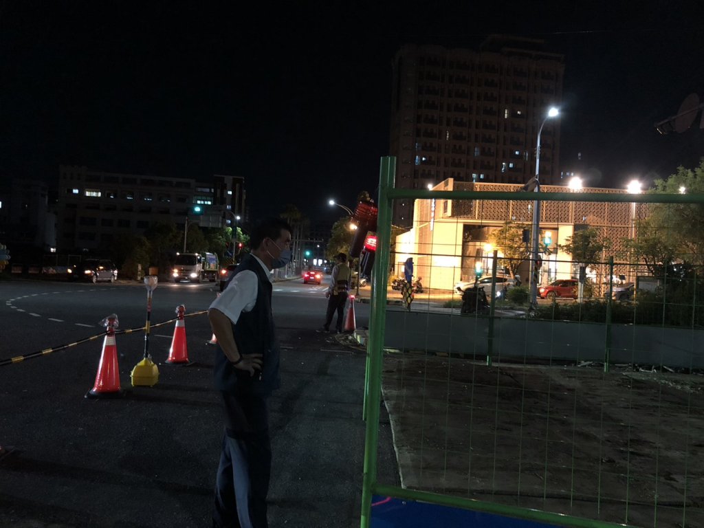 新市區西拉雅大道部分道路封閉 進行箱涵緊急搶險作業