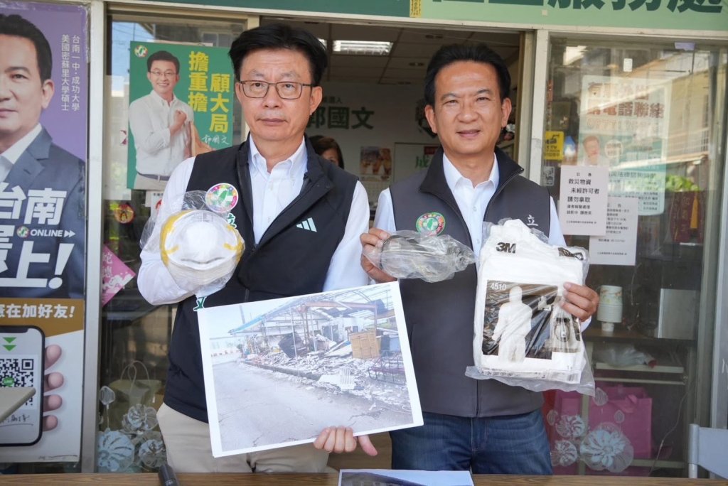 災後1個月石綿瓦清不到1成 立委林俊憲、郭國文爭取政府主動拆除清運