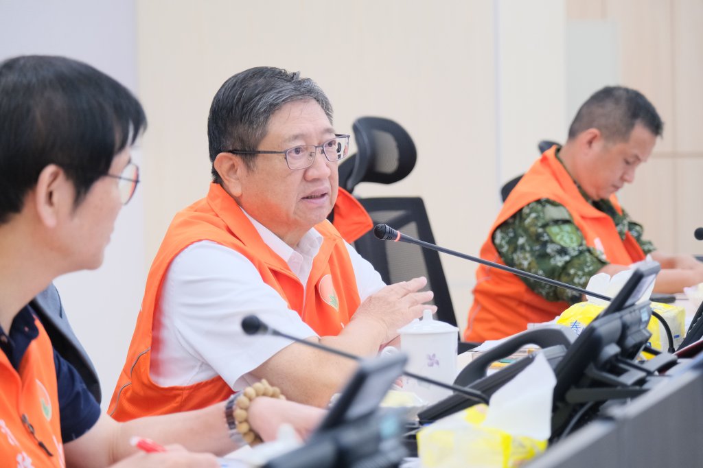 竹縣災變中心三級開設因應楊柳颱風　楊文科縣長主持整備會議要求各單位加強應變作為