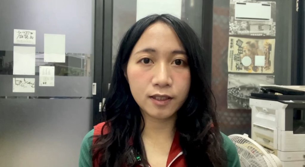 基進台南黨部主委吳依潔反對國民兩黨團議員聯合要求市府將超徵的稅金變成普發現金的提案